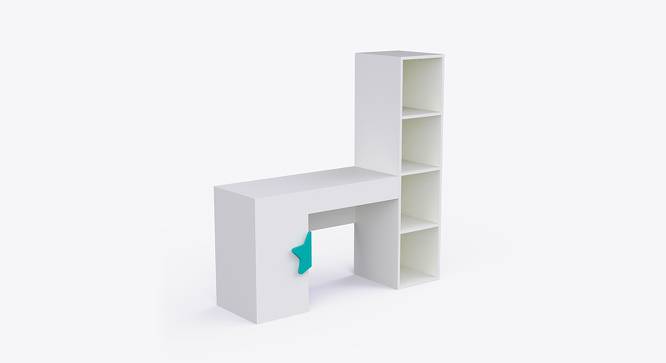Joy Ride Study Table (Teal) by Urban Ladder - Front View Design 1 - 762009