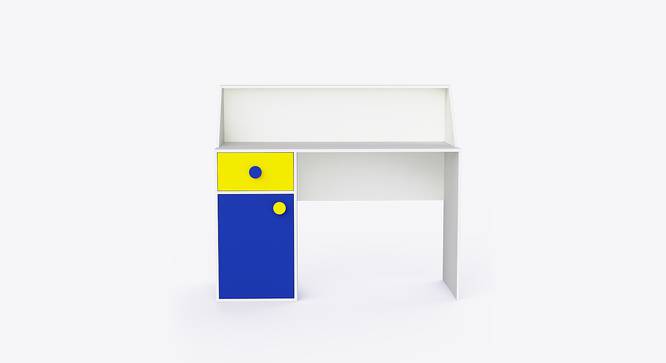 Elementary Study Table (White) by Urban Ladder - Design 1 Side View - 762027