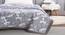 Kids Abstract Animals Weave Grey And White Bedspread-  grey (Grey) by Urban Ladder - Design 1 Side View - 762145
