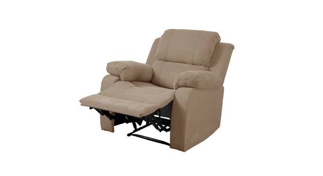 Atrimo One Seater Manual Recliner Chair (Beige, One Seater) by Urban Ladder - Front View Design 1 - 763278
