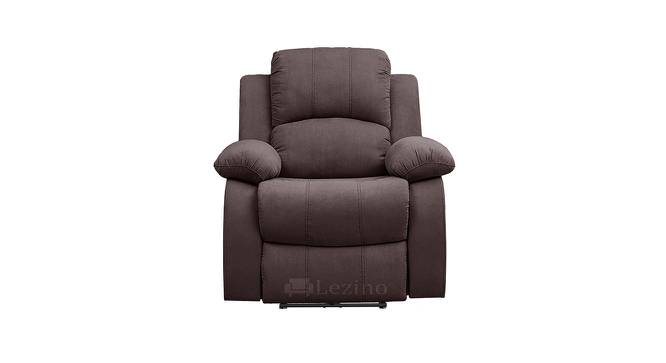 Fibia One Seater Electric Motorized Recliner (Brown, One Seater) by Urban Ladder - Front View Design 1 - 763286