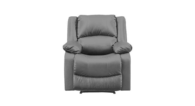 Aerio Single Seater Manual Recliner Chair (Grey, One Seater) by Urban Ladder - Design 1 Side View - 763289