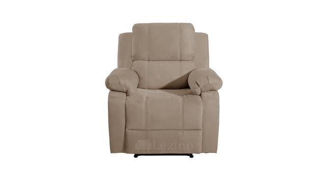 Atrimo One Seater Manual Recliner Chair (Beige, One Seater) by Urban Ladder - Design 1 Side View - 763290