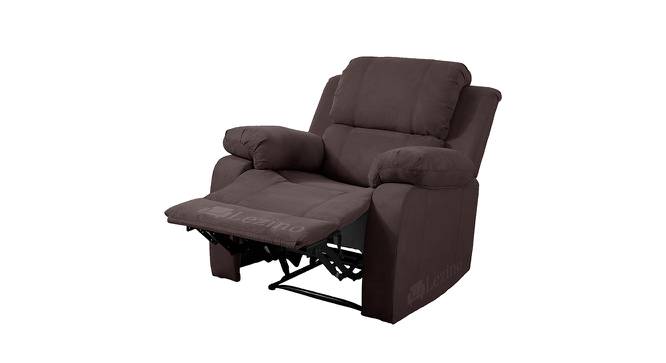 Atrimo One Seater Manual Recliner Chair (Brown, One Seater) by Urban Ladder - Design 1 Side View - 763291