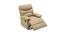Cario One Seater Manual Recliner Chair (Beige, One Seater) by Urban Ladder - Ground View Design 1 - 763313
