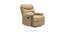 Cario One Seater Manual Recliner Chair (Beige, One Seater) by Urban Ladder - Design 1 Dimension - 763321