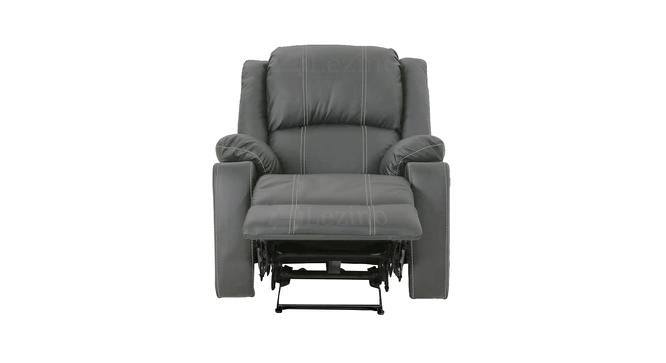 Selino Three Seater Manual Recliner in (Grey, Three Seater) by Urban Ladder - Design 1 Side View - 763352