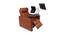 Zuum Executive (Tan, One Seater) by Urban Ladder - Front View Design 1 - 764305