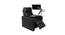 Zuum Ergo (Black, One Seater) by Urban Ladder - Front View Design 1 - 764306