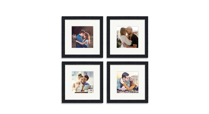Set of 4 Black Wall Photo Frames - ASPWT23832 (Black) by Urban Ladder - Front View Design 1 - 764445