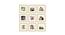 Set of 9 Beige Wall Photo Frames - ASPWT23845 (Beige) by Urban Ladder - Front View Design 1 - 764450