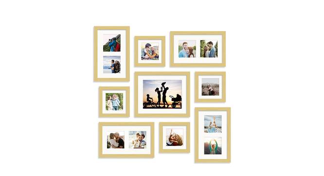 Set of 9 Beige Wall Photo Frames - ASPWT23850 (Beige) by Urban Ladder - Front View Design 1 - 764453