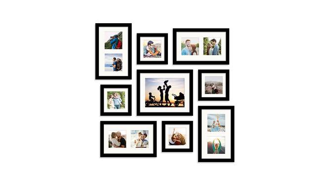 Set of 9 Black Wall Photo Frames - ASPWT23851 (Black) by Urban Ladder - Front View Design 1 - 764454