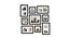 Set of 9 Black Wall Photo Frames - ASPWT23851 (Black) by Urban Ladder - Front View Design 1 - 764454