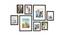 Merry Set of 8 Elite Wall Photoframes for Home Décor Photo Frames for Wall and Living Room Decoration - ASPWT24265 (Black) by Urban Ladder - Front View Design 1 - 764460