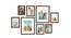 Octave Set of 8 Elite Wall Photoframes for Home Décor Photo Frames for Wall and Living Room Decoration - ASPWT24266 (Brown) by Urban Ladder - Front View Design 1 - 764461