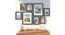 Merry Set of 8 Elite Wall Photoframes for Home Décor Photo Frames for Wall and Living Room Decoration - ASPWT24265 (Black) by Urban Ladder - Design 1 Side View - 764480