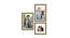 Set of 3 Gold Wall Photo Frames - ASPWT23828 (Gold) by Urban Ladder - Front View Design 1 - 764530