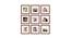 Set of 9 Brown Wall Photo Frames - ASPWT23846 (Brown) by Urban Ladder - Front View Design 1 - 764537