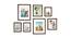 venus Set of 7 Elite Wall Photoframes for Home Decor Dark Brown Color Photo Frames for Wall and Living Room Decoration - ASPWT24260 (Brown) by Urban Ladder - Front View Design 1 - 764547