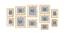 Jerry Set of 11 Elite Beige 3D-Timeline Wall Photoframes for Home & Wall Décor - ASPWT24270 (Beige) by Urban Ladder - Design 1 Dimension - 764560