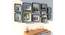 Moist Set of 11 Elite Black 3D-Timeline Wall Photoframes for Home & Wall Décor - ASPWT24271 (Black) by Urban Ladder - Design 1 Side View - 764579
