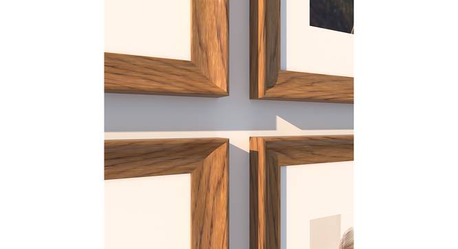 Pestle Set of 9 Elite Coffee Brown 3D-Timeline Wall Photoframes for Wall Décor - ASPWT24273 (Brown) by Urban Ladder - Ground View Design 1 - 764605