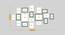 Set of 18 Sea Green & White Wall Photo Frames - ASPWT23825 (Multicolor) by Urban Ladder - Design 1 Dimension - 764628