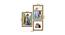 Set of 3 Gold Wall Photo Frames - ASPWT23828 (Gold) by Urban Ladder - Design 1 Dimension - 764632