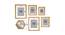 Sun Set of 6 Elite Wall Photoframes for Home Décor Photo Frames for Wall and Living Room Decoration - ASPWT24263 (Gold) by Urban Ladder - Design 1 Dimension - 764650