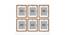 Pestle Set of 9 Elite Coffee Brown 3D-Timeline Wall Photoframes for Wall Décor - ASPWT24273 (Brown) by Urban Ladder - Design 1 Dimension - 764660