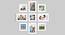 Set of 9 Individual White Photo Frame - ASPWT22547WH (White) by Urban Ladder - Front View Design 1 - 764871