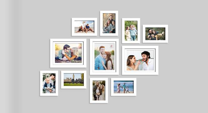 Set of 11 Individual White Photo Frame - ASPWT22611WH (White) by Urban Ladder - Front View Design 1 - 764889