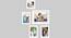 Set of 5 Individual White Photo Frame - ASPWT22669WH (White) by Urban Ladder - Front View Design 1 - 764893