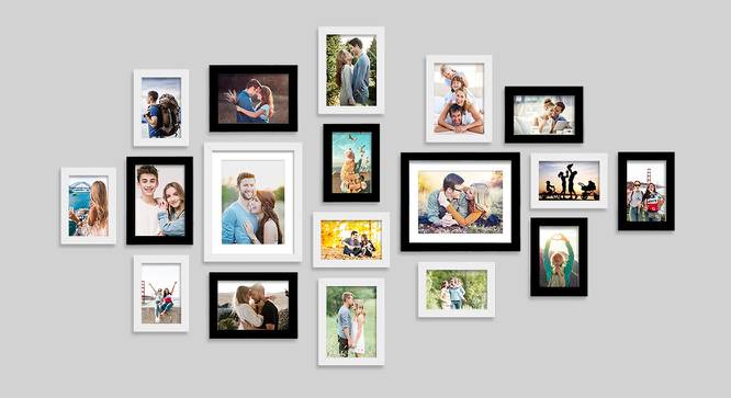 Set of 18 Black & White Wall Photo Frames - ASPWT23823 (Multicolor) by Urban Ladder - Front View Design 1 - 764900