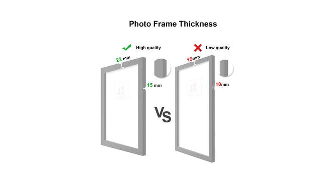 Set of 5 Individual White Photo Frame - ASPWT22297-8X12W_N (White) by Urban Ladder - Design 1 Side View - 764920