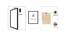 Set of 7 Individual White Photo Frame - ASPWT22580WH (White) by Urban Ladder - Design 1 Side View - 764923