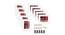 Set of 10 Individual White Photo Frame - ASPWT22300WH (White) by Urban Ladder - Front View Design 1 - 764933