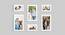 Set of 6 Individual White Photo Frame - ASPWT22736WH (White) by Urban Ladder - Front View Design 1 - 764946