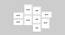Set of 9 Individual White Photo Frame - ASPWT2701WH (White) by Urban Ladder - Design 1 Dimension - 764970