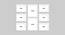 Set of 8 Individual White Photo Frame - ASPWT22558WH (White) by Urban Ladder - Design 1 Dimension - 764975