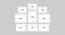Set of 9 Individual White Photo Frame - ASPWT22586WH (White) by Urban Ladder - Design 1 Dimension - 764980