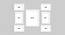Set of 7 Individual White Photo Frame - ASPWT22662WH (White) by Urban Ladder - Design 1 Dimension - 764993