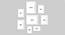 Set of 8 Individual White Photo Frame - ASPWT22716WH (White) by Urban Ladder - Design 1 Dimension - 764996