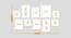 Set of 10 White Wall Photo Frames - ASPWT23843 (White) by Urban Ladder - Design 1 Dimension - 765007
