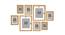 Pluto Set of 8 Elite Wall Photoframes for Home Décor Photo Frames for Wall and Living Room Decoration (11x14, 6x8, 5x7 Inchs, Golden) - ASPWT24264 (Gold) by Urban Ladder - Design 1 Dimension - 765011
