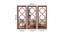 Brown Set of 3 MDF Made Circle Design Decorative Wall Mirror (Brown) by Urban Ladder - Design 1 Dimension - 765012