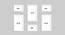Set of 6 Individual White Photo Frame - ASPWT22736WH (White) by Urban Ladder - Design 1 Dimension - 765031