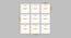 Set of 9 White Wall Photo Frames - ASPWT23847 (White) by Urban Ladder - Design 1 Dimension - 765033