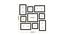 Set of 9 White Wall Photo Frames - ASPWT23852 (White) by Urban Ladder - Design 1 Dimension - 765034
